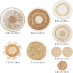 Round Tablecloth made of Natural Materials | Kelmera