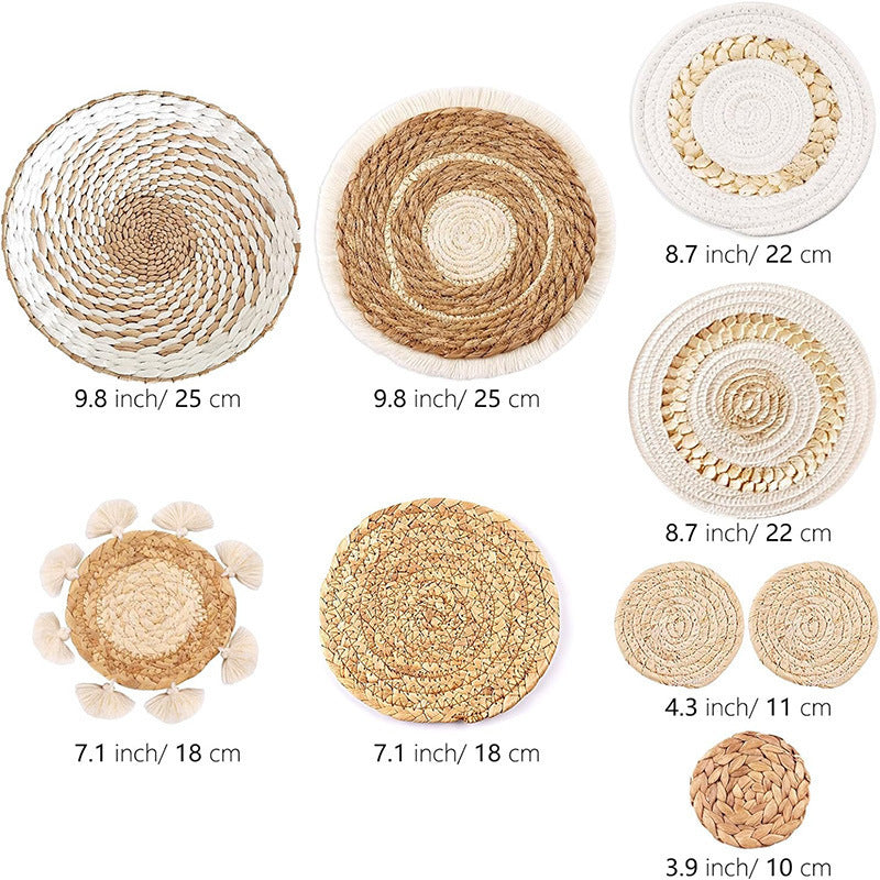 Round Tablecloth made of Natural Materials | Kelmera