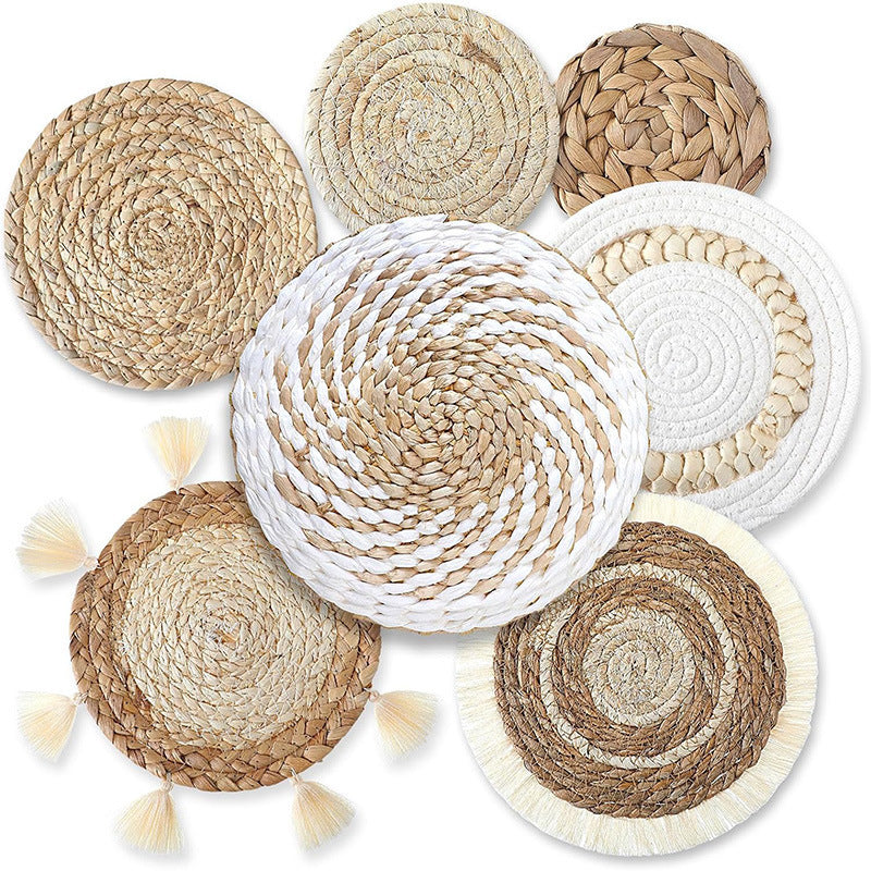 Round Tablecloth made of Natural Materials | Kelmera