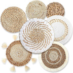 Round Tablecloth made of Natural Materials | Kelmera