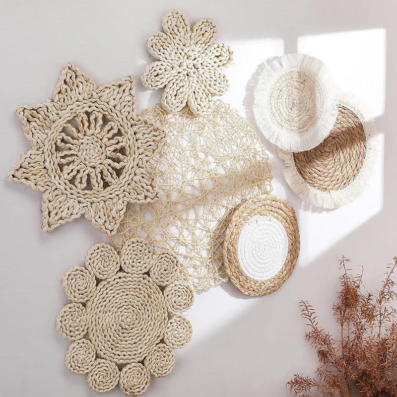 Round Tablecloth made of Natural Materials | Kelmera