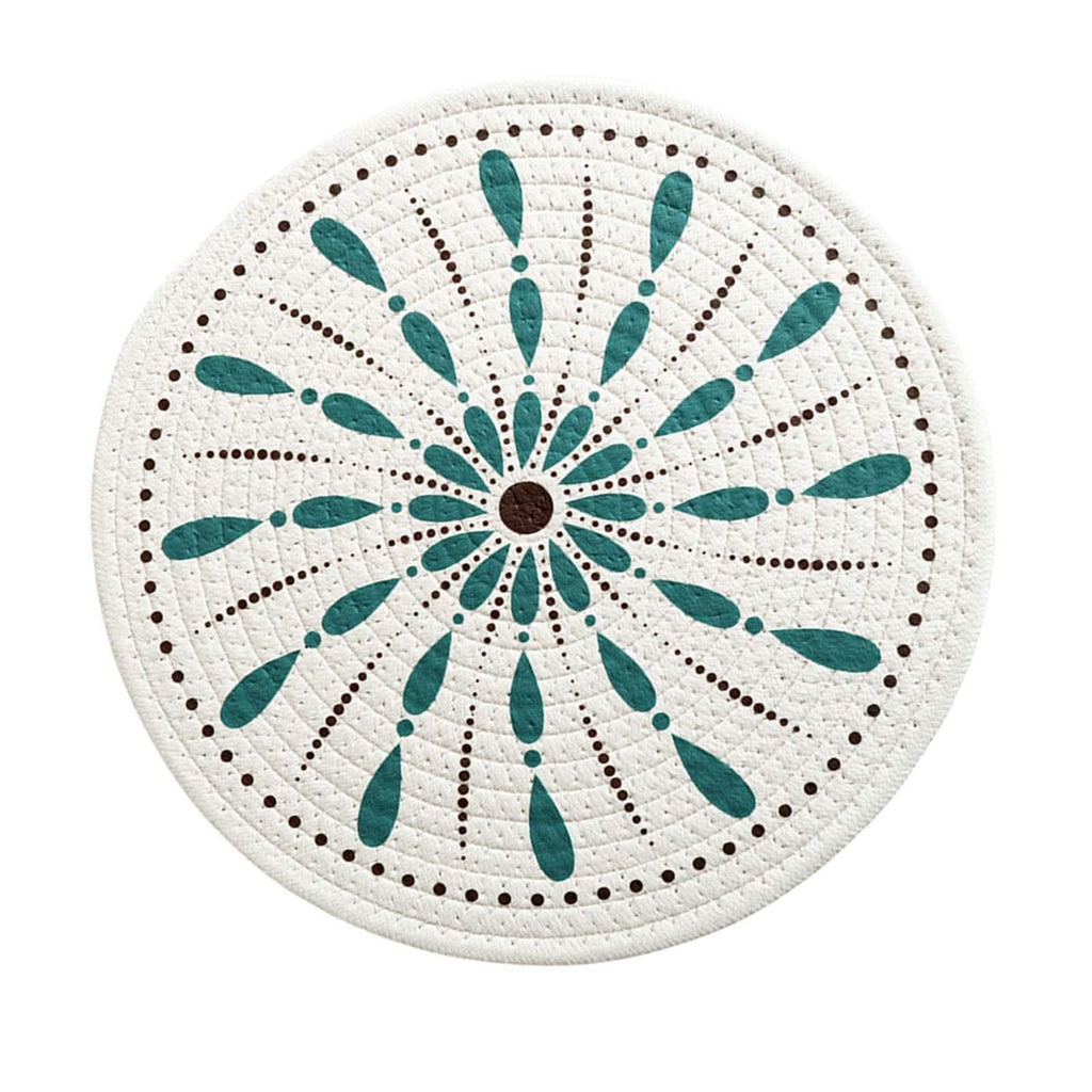 Round Tablecloth with Mandala Pattern | Kelmera