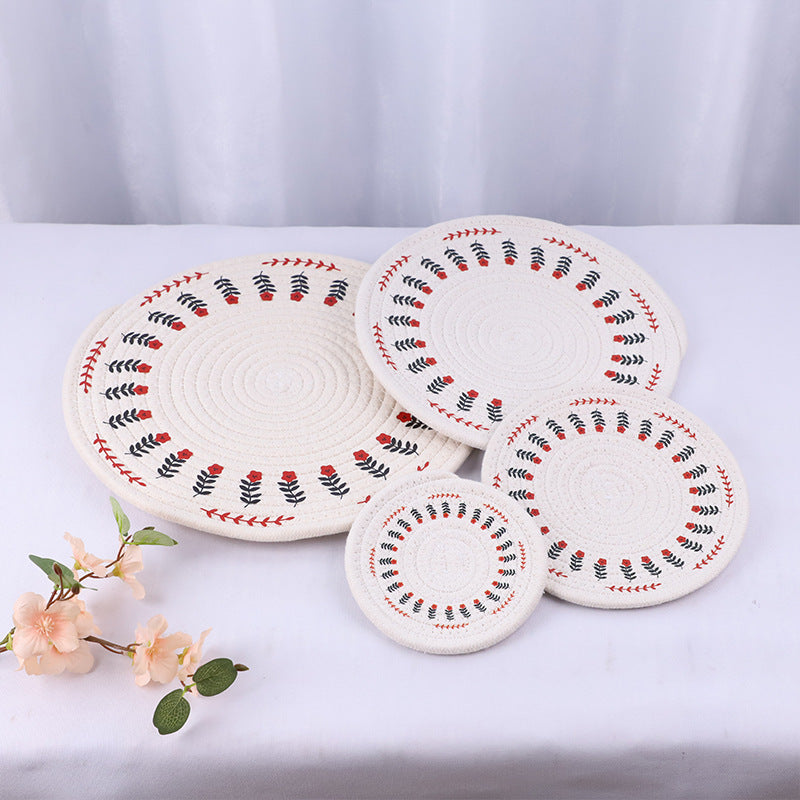 Round Tablecloth with Mandala Pattern | Kelmera