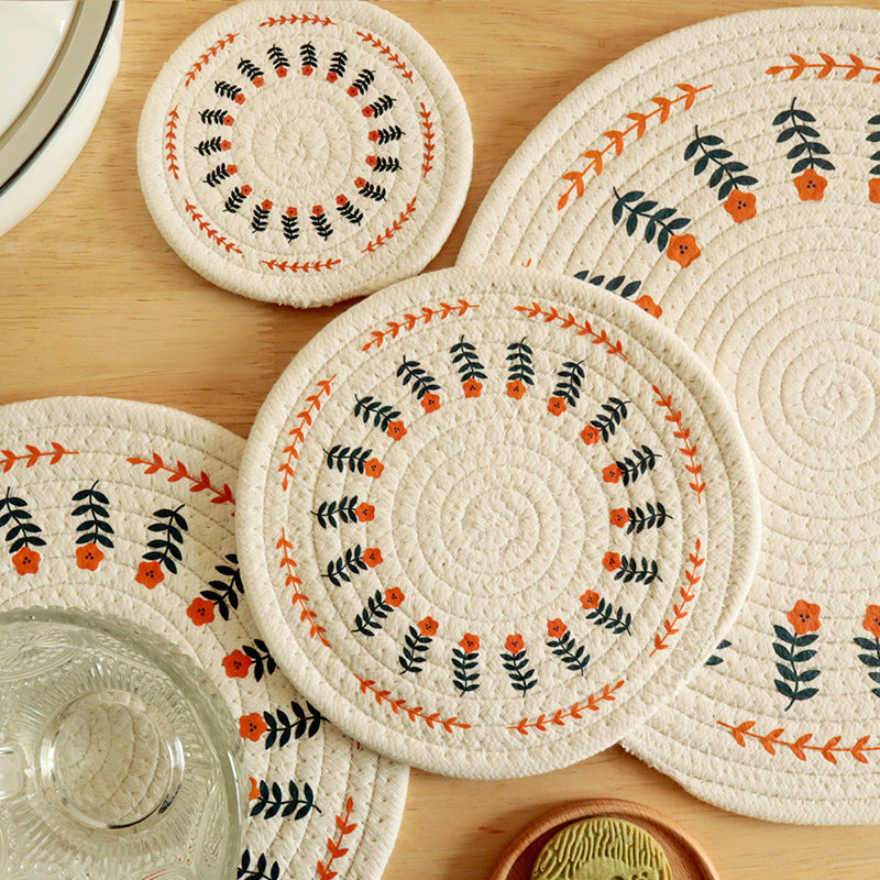 Round Tablecloth with Mandala Pattern | Kelmera