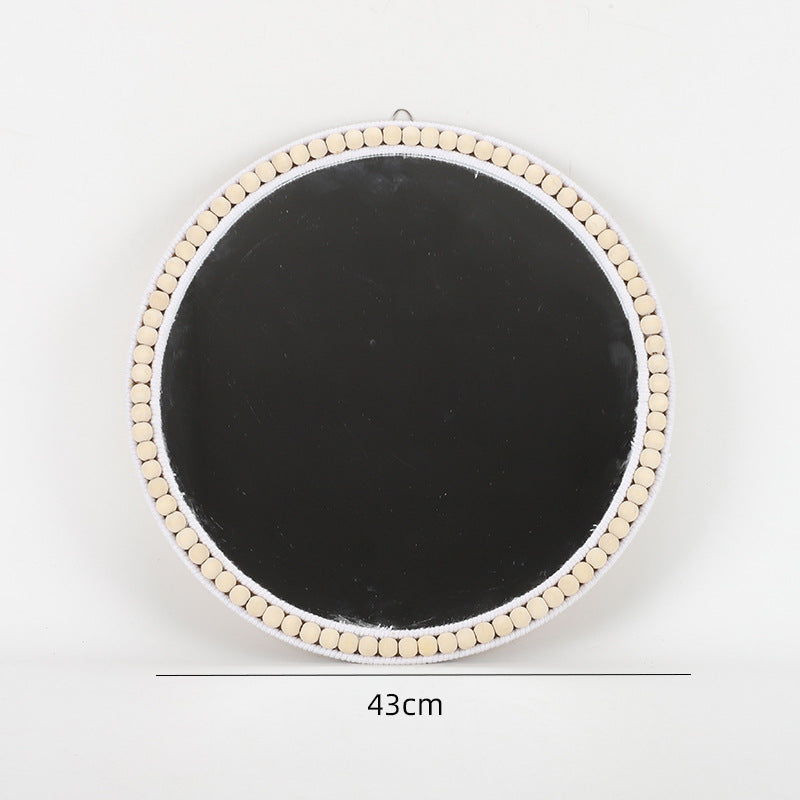 Round Wall Mirror with Rattan Design | Kelmera