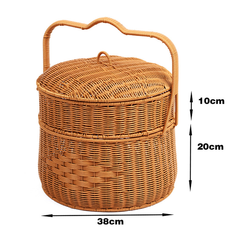 Round Woven Storage Basket | Kelmera