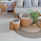 Rundkorb Woven Natural Fiber Soft Textile | Kelmera
