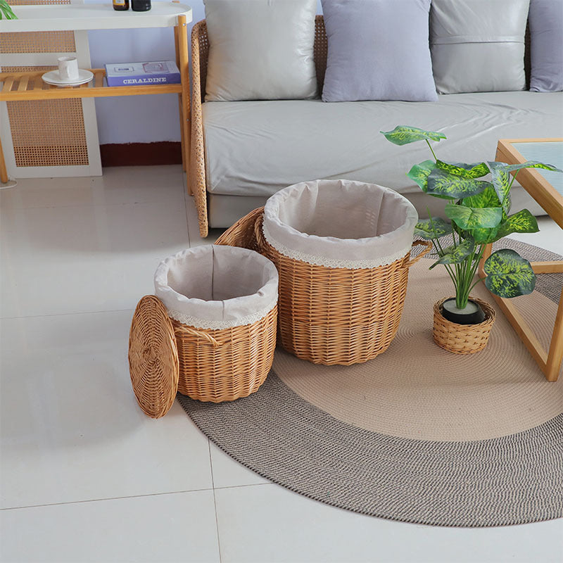 Rundkorb Woven Natural Fiber Soft Textile | Kelmera