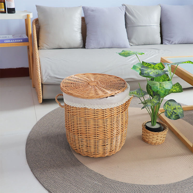 Rundkorb Woven Natural Fiber Soft Textile | Kelmera