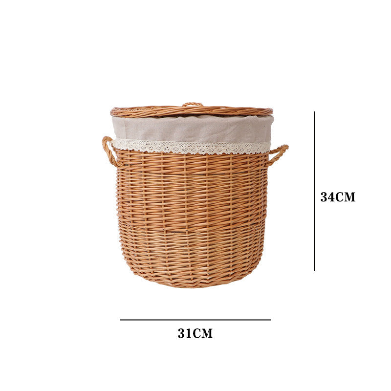 Rundkorb Woven Natural Fiber Soft Textile | Kelmera