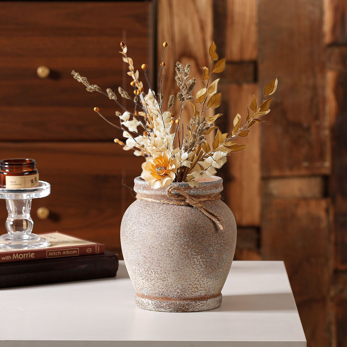 Rustic Ceramic Plant Decoration | Kelmera