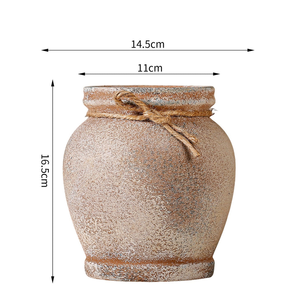 Rustic Ceramic Plant Decoration | Kelmera