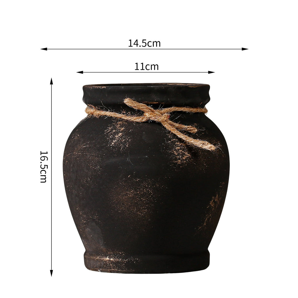 Rustic Ceramic Plant Decoration | Kelmera