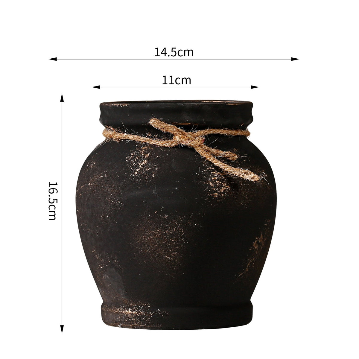 Rustic Ceramic Plant Decoration | Kelmera