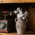 Rustic Ceramic Vase with Handles | Kelmera