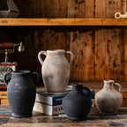 Rustic Ceramic Vase with Handles | Kelmera