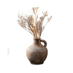 Rustic Ceramic Vase with Handles | Kelmera