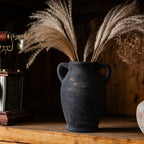 Rustic Ceramic Vase with Handles | Kelmera