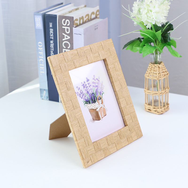 Rustic Frame made of Woven Rattan | Kelmera