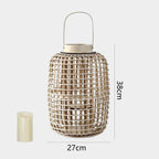 Rustic Lantern made of Woven Material | Kelmera