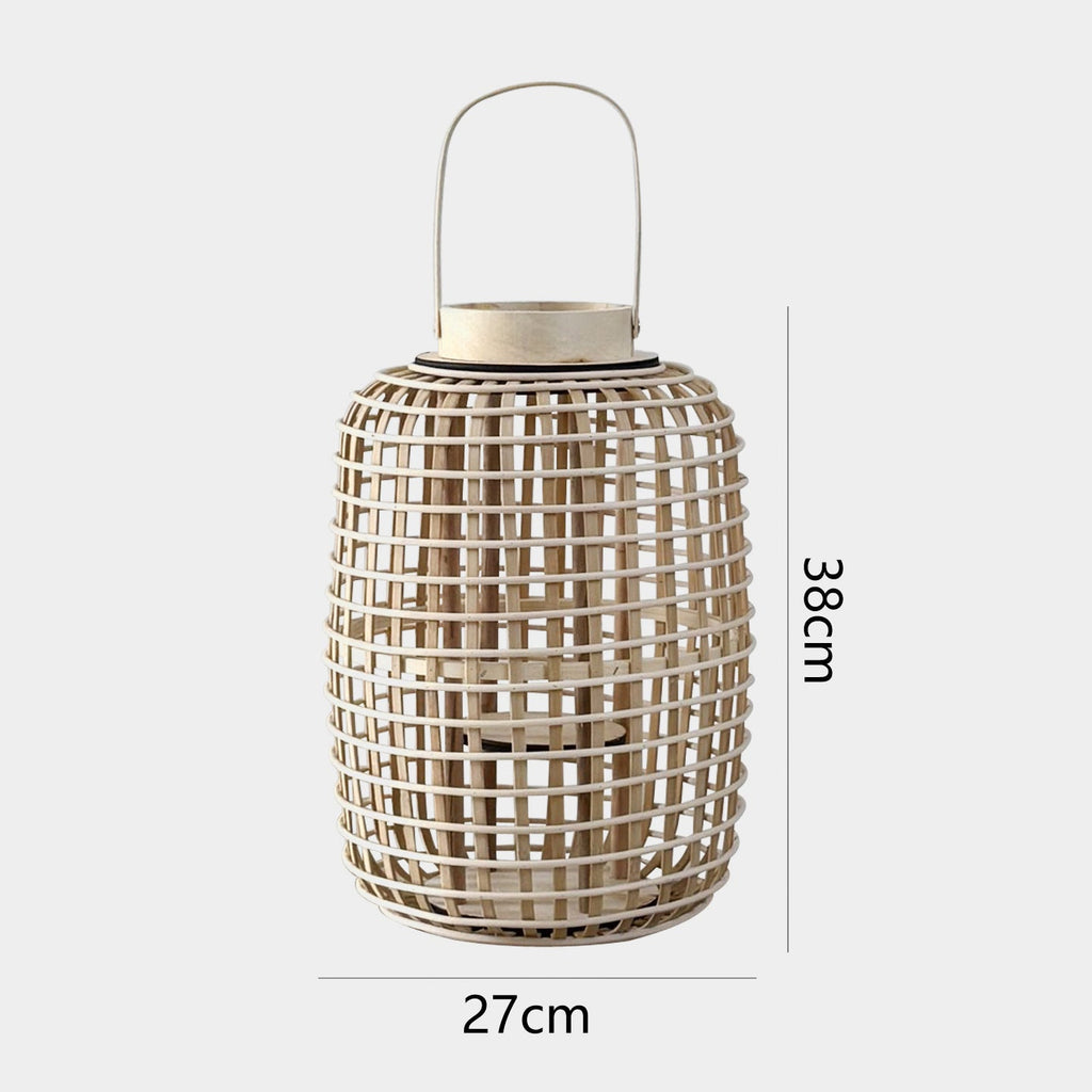 Rustic Lantern made of Woven Material | Kelmera