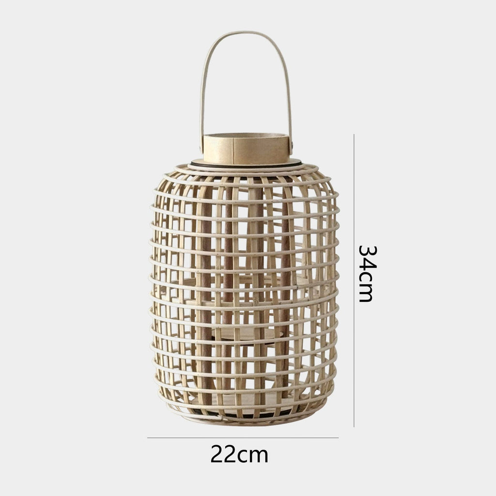 Rustic Lantern made of Woven Material | Kelmera