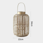 Rustic Lantern made of Woven Material | Kelmera