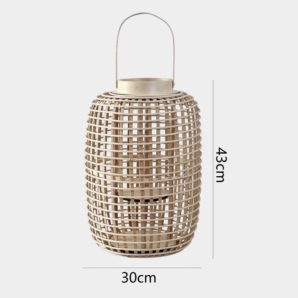 Rustic Lantern made of Woven Material | Kelmera