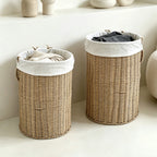Rustic Laundry Basket made of Woven Material | Kelmera