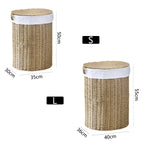 Rustic Laundry Basket made of Woven Material | Kelmera
