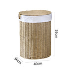 Rustic Laundry Basket made of Woven Material | Kelmera