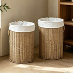 Rustic Laundry Basket made of Woven Material | Kelmera