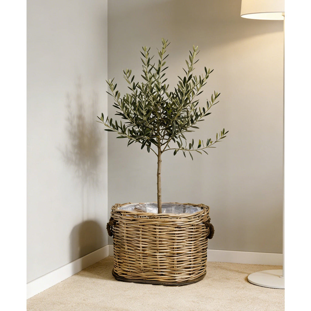 Rustic Laundry Basket with Decorative Handles | Kelmera