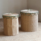 Rustic Laundry Basket with Lid | Kelmera