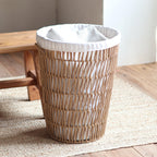 Rustic Laundry Basket with Lid Lidded Handcrafted | Kelmera