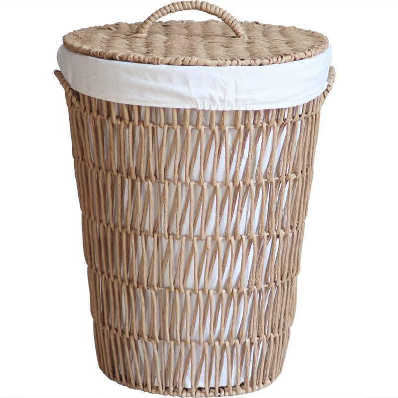 Rustic Laundry Basket with Lid Lidded Handcrafted | Kelmera