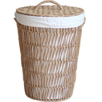 Rustic Laundry Basket with Lid Lidded Handcrafted | Kelmera