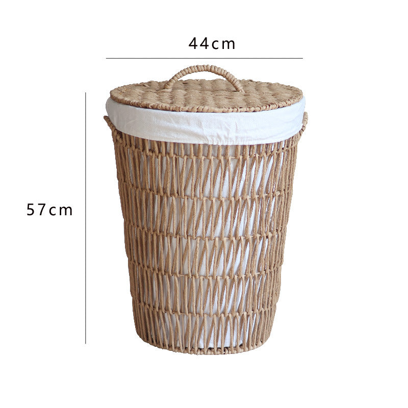 Rustic Laundry Basket with Lid Lidded Handcrafted | Kelmera