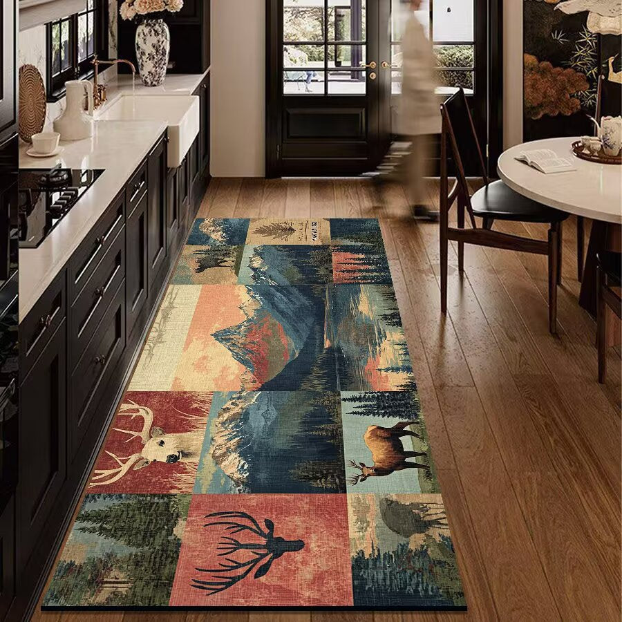Rustic Outdoor Adventure Area Mat | Kelmera
