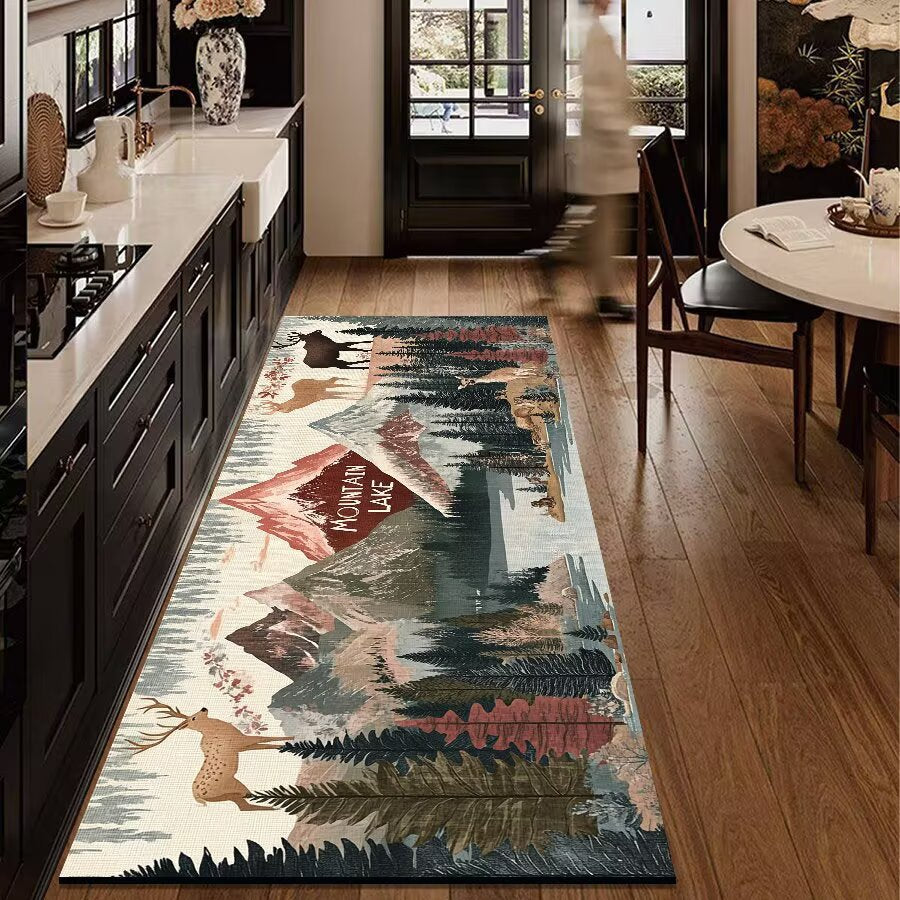 Rustic Outdoor Adventure Area Mat | Kelmera
