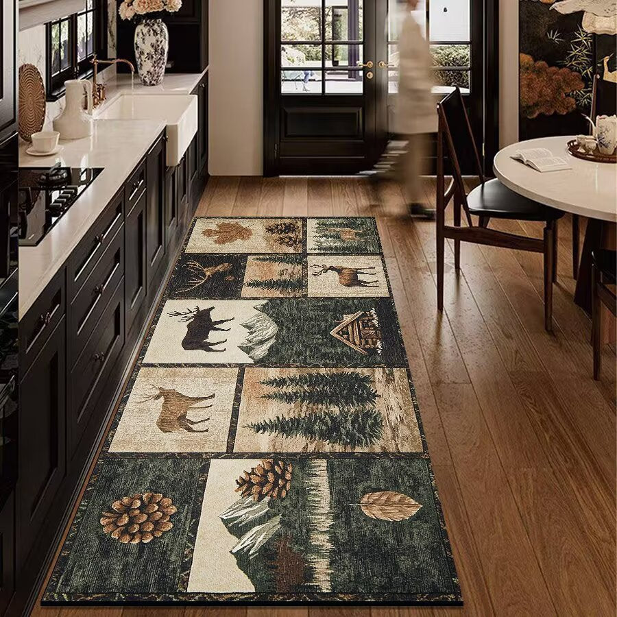 Rustic Outdoor Adventure Area Mat | Kelmera