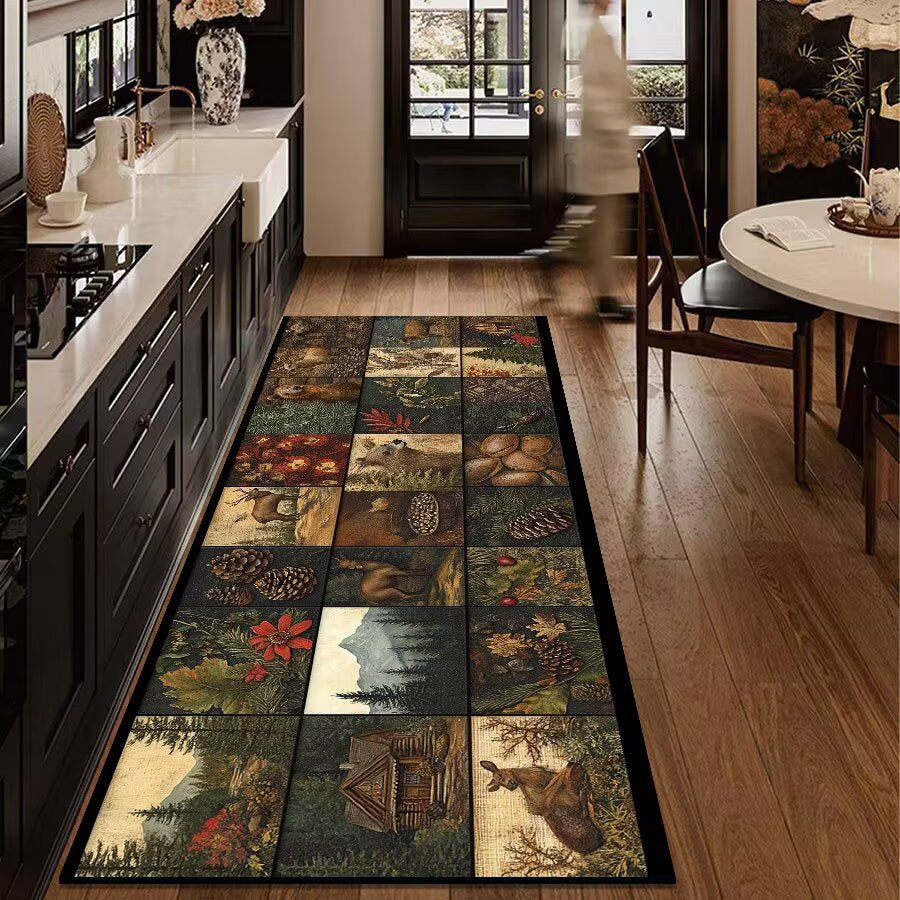Rustic Outdoor Adventure Area Mat | Kelmera