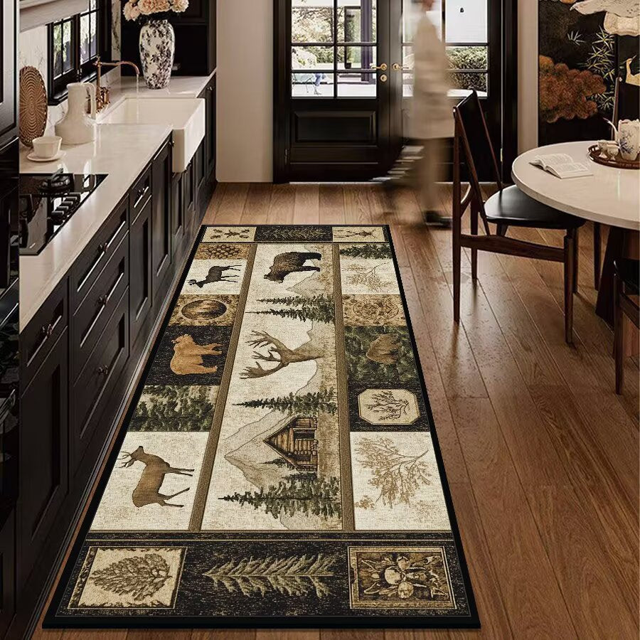 Rustic Outdoor Adventure Area Mat | Kelmera