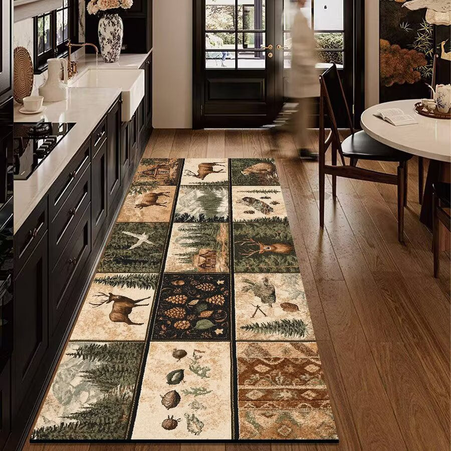 Rustic Outdoor Adventure Area Mat | Kelmera