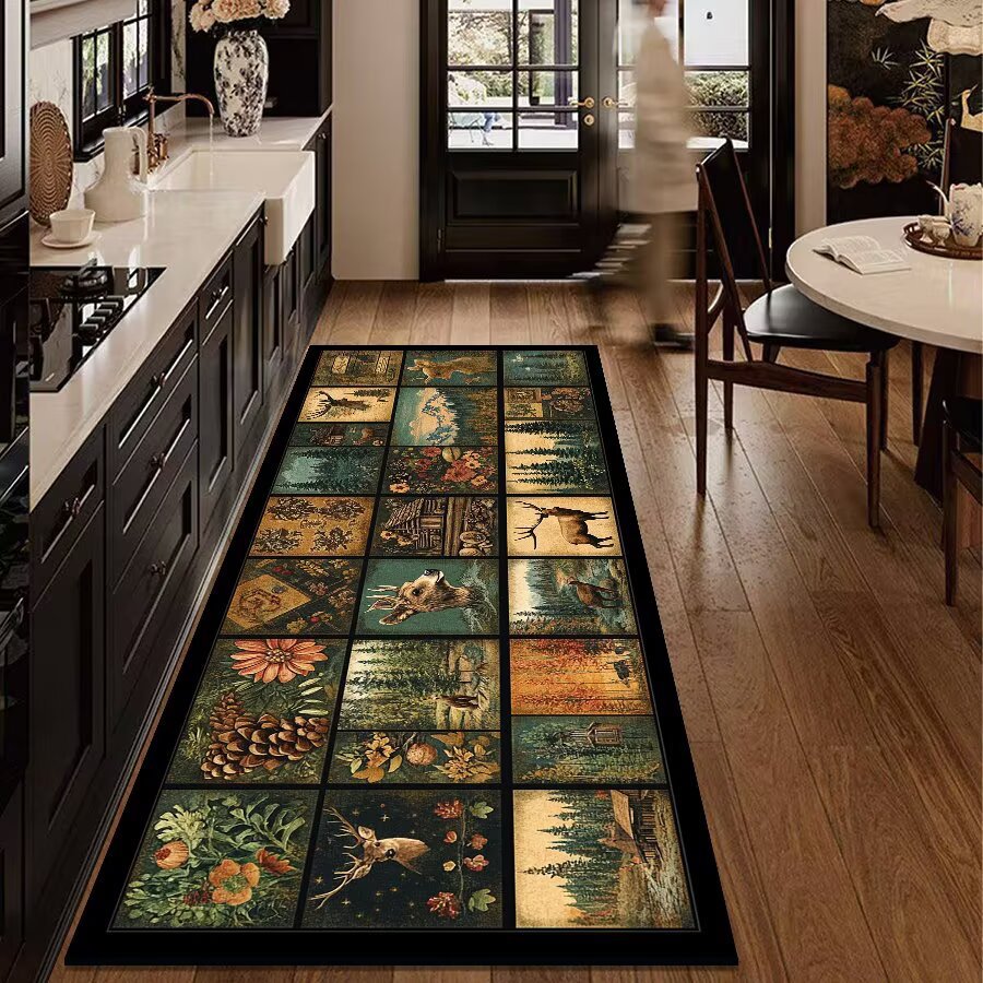Rustic Outdoor Adventure Area Mat | Kelmera