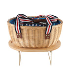 Rustic Picnic Basket with Dish Set | Kelmera