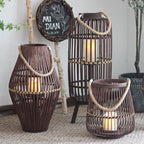 Rustic Rattan Lantern | Kelmera