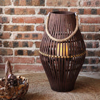 Rustic Rattan Lantern | Kelmera