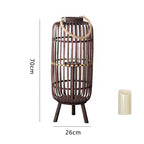 Rustic Rattan Lantern | Kelmera