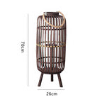 Rustic Rattan Lantern | Kelmera